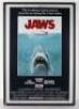 Jaws One Sheet Film Re Issue Poster