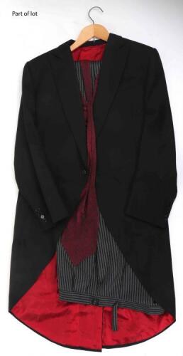 A selection of fine men&rsquo;s suits and jackets, including Harris Tweed, three unbranded but high quality suits