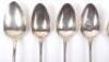 Nine Georgian tea spoons - 2