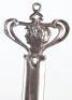 A set of Georgian silver and glass scent pots, Archibald Douglas, London 1831 - 17