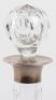 A 20th century glass and silver ships decanter, J B Chatterley & Sons, Birmingham 1978 - 3