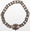 A late 19th century Russian silver and niello waist belt and buckle, St. Petersberg,