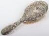 Three 20th century silver dress brushes - 4