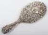 Three 20th century silver dress brushes - 7