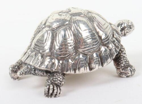 A 20th century silver tortoise, Sheffield
