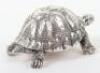 A 20th century silver tortoise, Sheffield