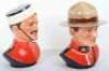 Royal Doulton pair of Royal Canadian Mounted Police busts - 3