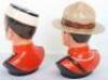 Royal Doulton pair of Royal Canadian Mounted Police busts - 5