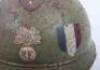 A French WWI Adrian pattern helmet, repainted - 3