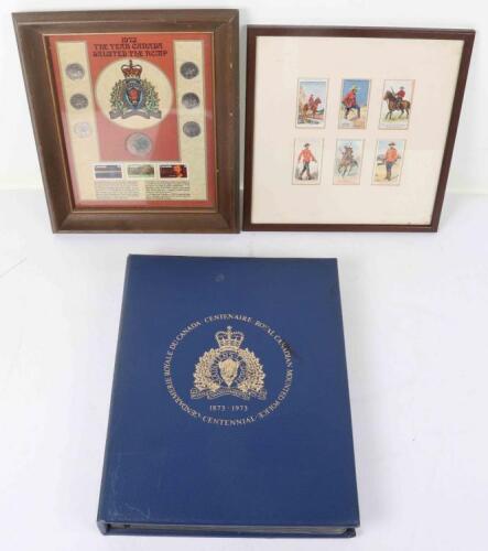 A folder of forty eight medallions Royal Canadian Mounted Police Centennial 1873-1973, “The Scarlet Horsemen”