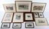 A selection of Royal Canadian Mounted Police framed prints