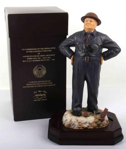 Ashmor Worcester figure of Winston Churchill