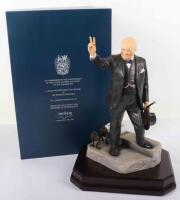 Ashmor Worcester figure Sir Winston Churchill