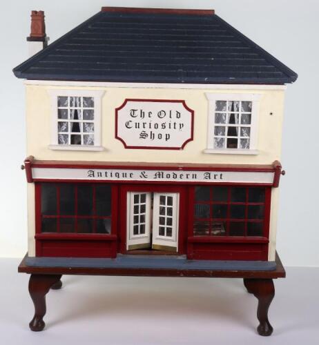 Scratch Built Antiques Shop Dolls House