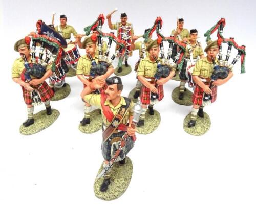 King and Country Eighth Army: EA026 Pipes and Drums of the Black Watch