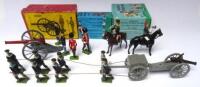 Britains set 2057 American Civil War Union Artillery in original illustrated box, Picture Packs 1005B, 1338B and 1343B in original boxes, 1345B and 34B with empty box for 1348 B, and set 79, Royal Navy Landing Party (Condition Very Good, boxes Good, petty