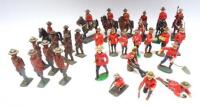 RCMP figures in solid metal, 65 to 75mm scale