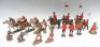 RCMP figures by Elastolin and others, 100mm scale