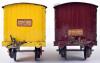 Hornby Series two 0 gauge Private Owners vans - 3