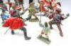 Various plastic figures including Robin Hood - 2