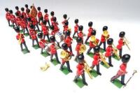 Britains Eyes Right Scots Guards with Band