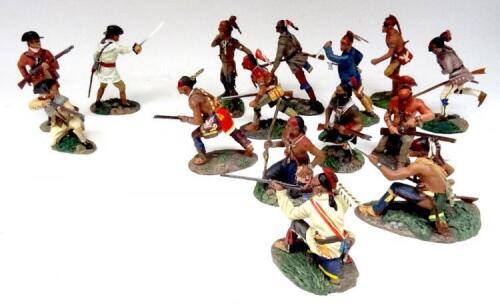 Britains French and Indian Wars, North American Indians and Militia