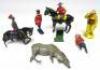 Tri-ang Dover Castle and various plastic figures - 6