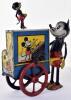 Rare Tinplate Distler Mickey Mouse Organ Grinder, German circa 1930 - 2