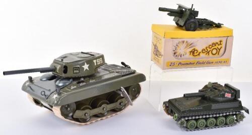 Gama (Germany) T99 Russian Army Tinplate Clockwork Tank