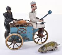 Scarce Lehmann (Germany) Tinplate Clockwork Baker & Chimney Sweep