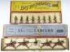 Britains set 94, 21st Lancers in steel helmets
