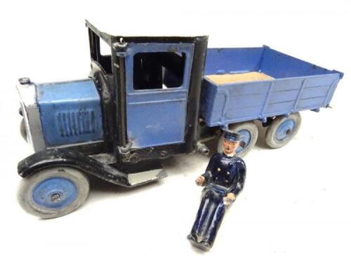 Britains set 60F, RARE six-wheel Farm Tipping Lorry