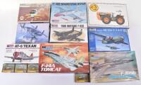 Seven Plastic Aircraft Construction Kits