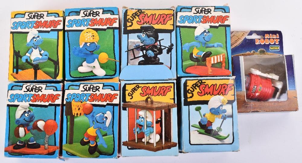Sold at Auction: Vintage Smurf Toys