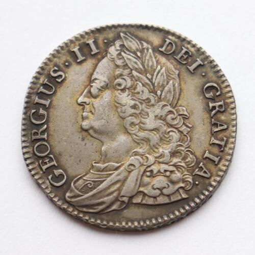 George II (1727-1760), Halfcrown 1743