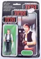 Scarce Palitoy General Mills Star Wars Return of the Jedi Tri Logo Han Solo Vintage Original Carded Figure