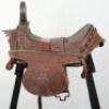Fine and Scarce North Indian Saddle, Probably Late 19th or Early 20th Century