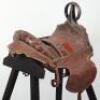 Fine and Scarce North Indian Saddle, Probably Late 19th or Early 20th Century - 9