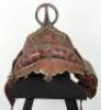 Fine and Scarce North Indian Saddle, Probably Late 19th or Early 20th Century - 10