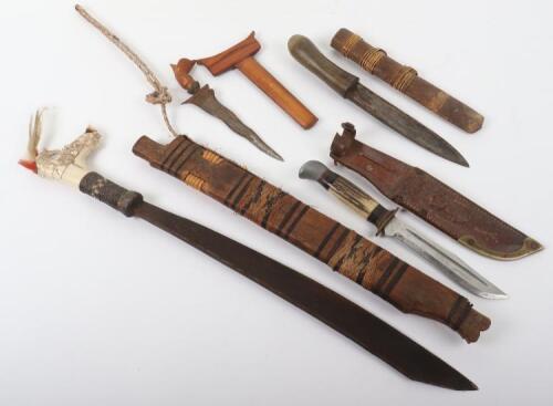 Borneo Dyak Head Hunters Sword Mandau