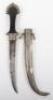 Hallmarked Silver Mounted Moroccan Dagger Jambya - 2