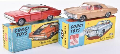 Corgi Toys 245 Buick Riviera, Trans -O-Lite headlamps