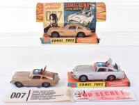 Three Corgi Toys James Bond D.B.5 Aston Martin’s