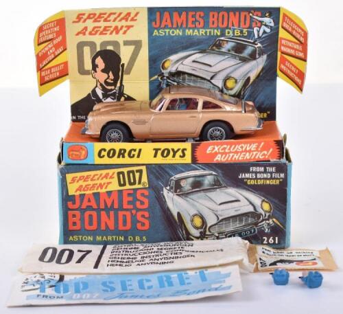 Corgi Toys 261 James Bond Aston Martin D.B.5 from the Film “Goldfinger
