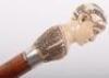 ^ Fine Quality Carved Ivory Phrenology Sword Stick - 6