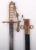 Good WW2 British Naval Officers Dirk Attributed to Lieutenant Commander Peter Bruce Ayling Royal Navy - 2