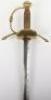Decorative Brass Hilt Sword of Rapier Type