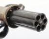 Good 6 Shot 172 Bore Self Cocking Percussion Pepperbox Revolver - 4