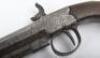 Boxlock Sidehammer Percussion Travelling Pistol - 9