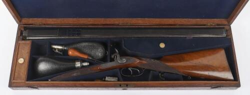 Good Double Barrelled Percussion Cape Rifle by Joseph Bourne No. 3187